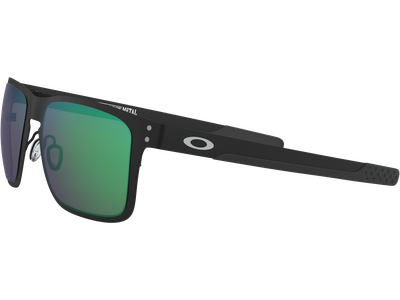 Oakley Sonnenbrille Herren Oakley Holbrook Metal 0OO4123 412304, Matt Schwarz/Jade Iridium Ansicht 2