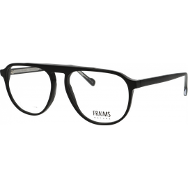 FRAIMS Brille Unisex FRAIMS NATURE 03-41200-01 River, schwarz/schwarz-transparent