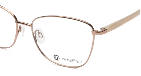 meineBrille 04-06030-03, Kupfergold/Perlgrau Nah - Ansicht 6