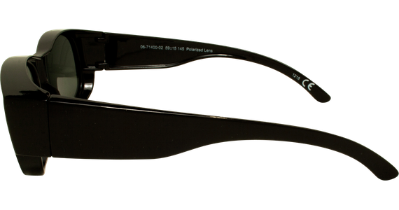 SunRay 06-71400-02 Überbrille, Schwarz glänzend - Ansicht 4