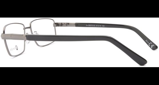 meineBrille 04-69070-02, Dunkel Gun/Schwarz seite - Ansicht 5