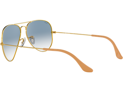 Ray-Ban Aviator Gradient RB3025 001/3F Gold/Blau 62 - LARGE - Ansicht 4