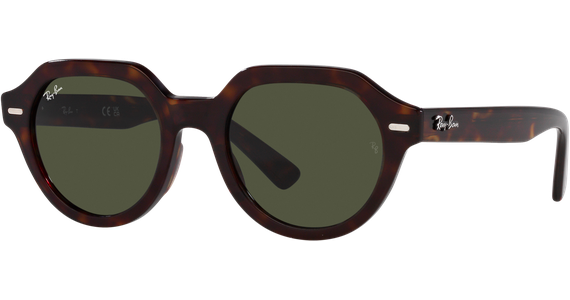 Ray-Ban Gina RB4399 Glänzendes Havana/Grün 902/31 - Ansicht 2