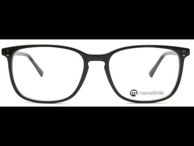 meineBrille 04-12000-02, Schwarz Front