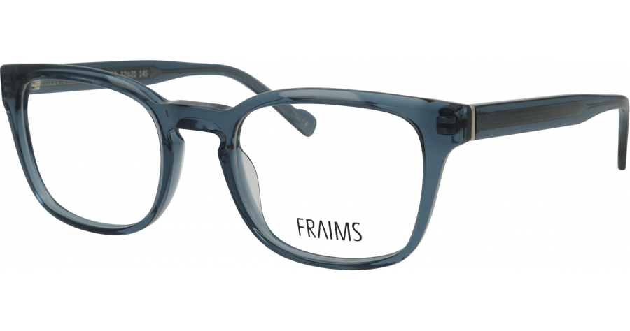 FRAIMS Brille Unisex FRAIMS 03-41210-02 Maxim, blaugrau transparent glänzend Ansicht 1