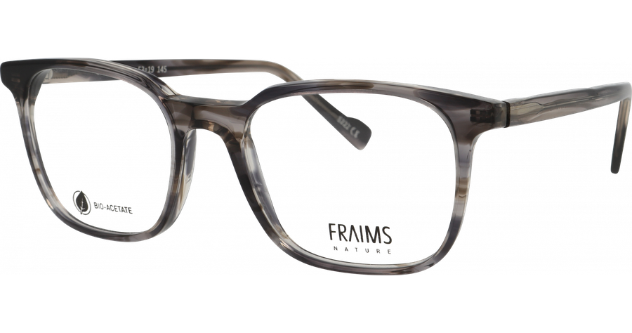 FRAIMS Brille Herren FRAIMS NATURE 03-31090-02 Ashley Rauchgrau glänzend  Ansicht 1