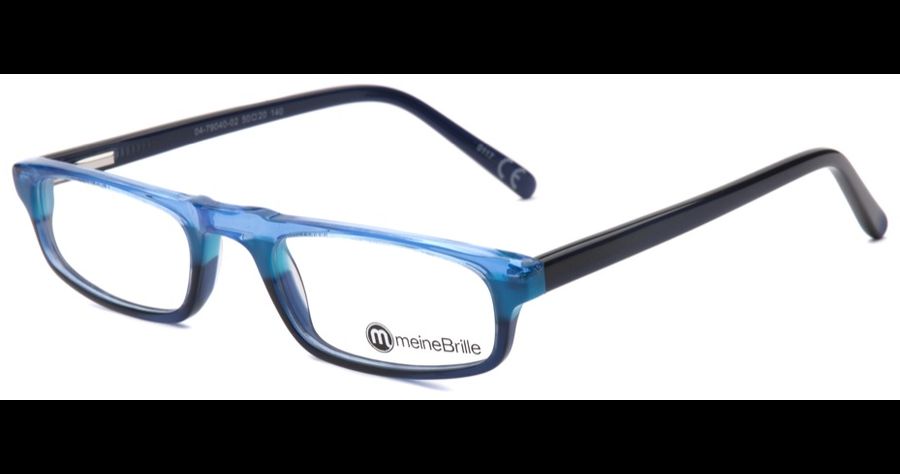 meineBrille 04-79040-02, Hellblau/Dunkel Blau front