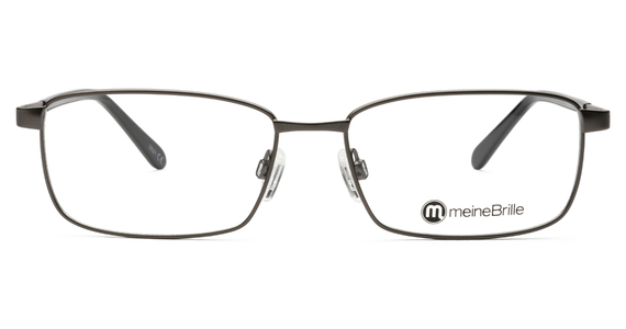 meineBrille 04-12090-01, Dunkel Gun matt / Schwarz glänzend - Ansicht 3