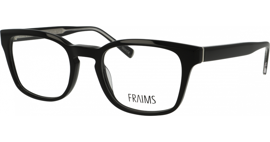 FRAIMS Brille Unisex FRAIMS 03-41210-01 Maxim, schwarz/schwarz-transparent glänzend Ansicht 1