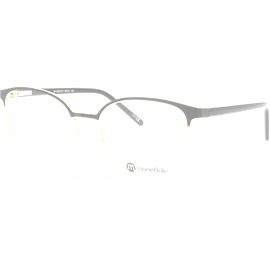 meineBrille Brille Damen meineBrille 04-30010-01 Schwarz matt/Gold glänzend