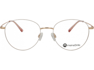 meineBrille Brille Damen meineBrille 04-96090-04, Weiß/Gold Ansicht 4