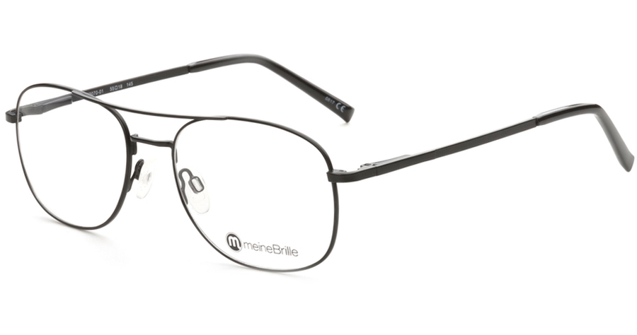  meineBrille 04-79070-01, Schwarz Matt Ansicht 1