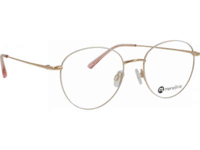 meineBrille 04-96090-04, Weiß/Gold - Ansicht 3