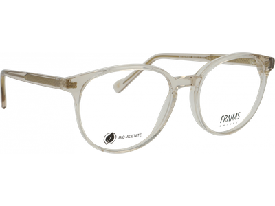 FRAIMS Brille Unisex FRAIMS NATURE 03-31120-04 Erika, transparent beige glänzend Ansicht 4