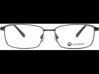 meineBrille Brille Herren meineBrille 04-12090-01, Dunkel Gun matt / Schwarz glänzend Ansicht 2