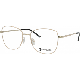 meineBrille Brille Damen meineBrille 04-30040-01, Gold/Creme glänzend