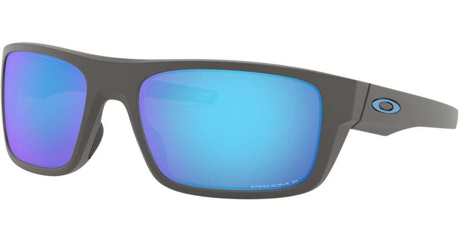 Oakley Sonnenbrille Herren Oakley Drop Point 0OO9367 936706, Grau / Prizm Sapphr Irid Polar Ansicht 1