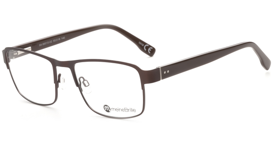 meineBrille 04-96010-02, Dunkel Braun Matt links - Ansicht 2