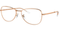 Ray-Ban 0RX3733V 3094, Glänzendes Rotgold, LARGE