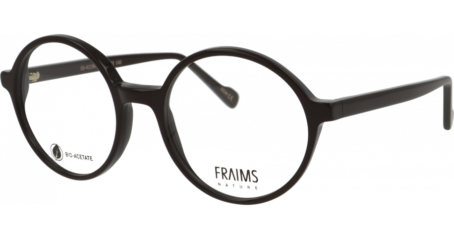 FRAIMS Brille Damen FRAIMS NATURE 03-41190-01 Holly, dunkelbraun glänzend Ansicht 1