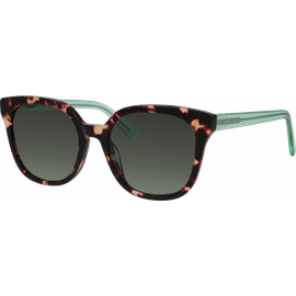 meineBrille Sonnenbrille Damen meineBrille 14-46140-01 havanna-pink/grün