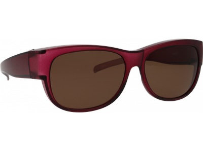 SunRay Sonnenbrille Damen SunRay 06-00320-01 Überbrille, Aubergine matt Ansicht 4
