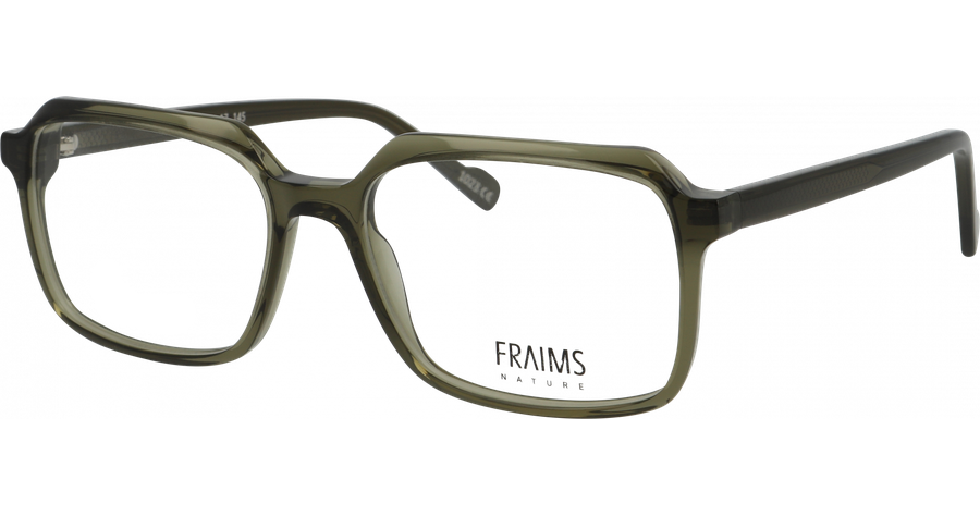 FRAIMS Brille Unisex FRAIMS NATURE 03-31140-02 Ylan, dunkelgrün glänzend Ansicht 1