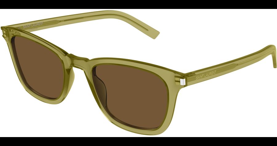 Saint Laurent Sonnenbrille Damen Saint Laurent SL 716 SLIM 50 Grün Ansicht 1