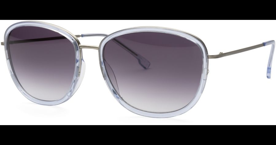 FRAIMS Sun Sonnenbrille Damen FRAIMS 13-15020-02 Mandy, Silber matt / Hellblau Ansicht 1