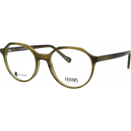 FRAIMS Brille Unisex FRAIMS NATURE 03-31080-02 Naoki, Oliv meliert glänzend