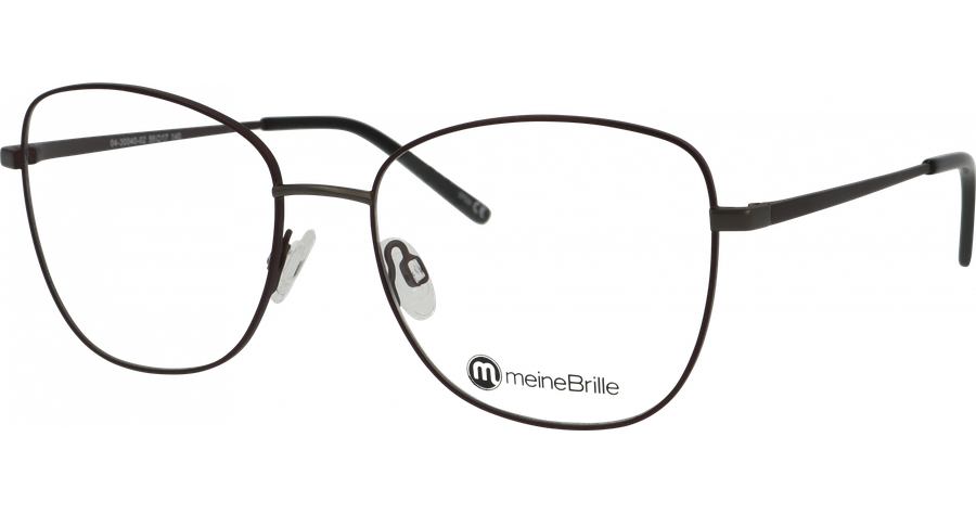 meineBrille Brille Damen meineBrille 04-30040-02, Burgunder/Dunkelgrau matt Ansicht 1