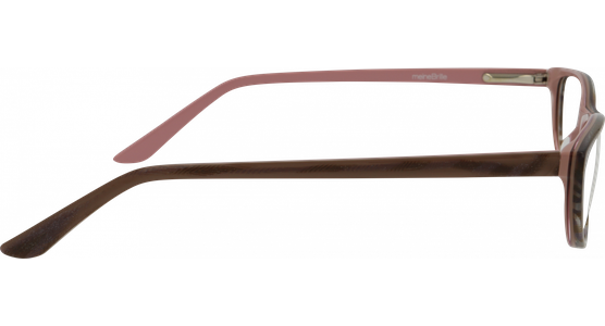 meineBrille 04-40190-02, Khaki-Rosé Glitzer - Ansicht 4