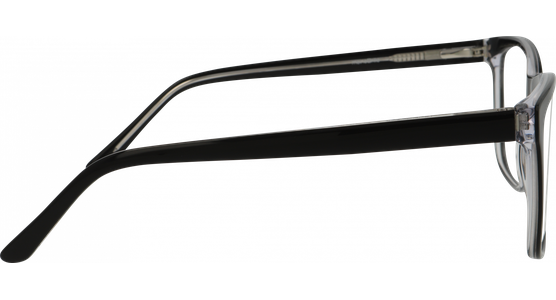 meineBrille 04-40180-01, Schwarz Transparent glänzend - Ansicht 4