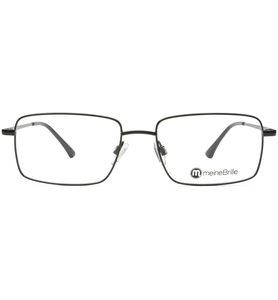 meineBrille 04-12030-02, Schwarz Front - Ansicht 3