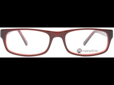 meineBrille 04-69220-01, Braun/Rot front