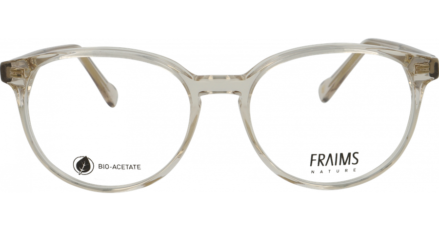FRAIMS Brille Unisex FRAIMS NATURE 03-31120-04 Erika, transparent beige glänzend Ansicht 1