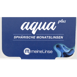  meineLinse aqua plus sphärische Monatslinsen 3er