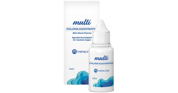 meineLinse multi Hyaluron-Augentropfen 1x15ml Ansicht 1