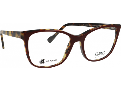 FRAIMS Brille Damen FRAIMS NATURE 03-31100-01 Ivy, Bordeaux / Havanna glänzend Ansicht 4