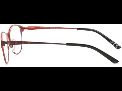 meineBrille 04-96020-01, Brombeere/Orange Matt seite