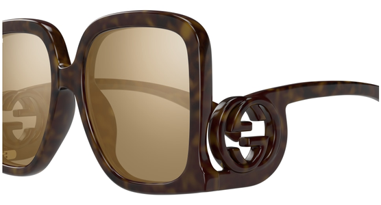 Gucci GG1326S 58 Havanna - Ansicht 4