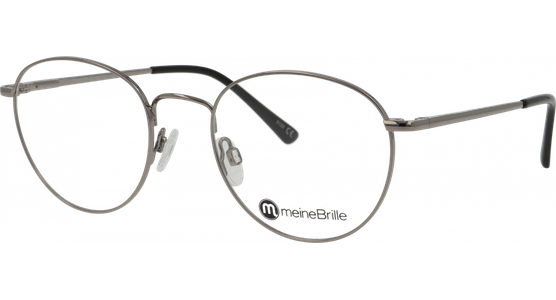 meineBrille 04-20200-02 Gun hell glänzend Schrägansicht links - Ansicht 2