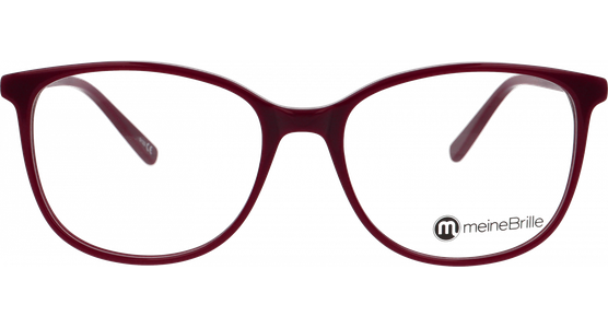 meineBrille 04-20160-02, Weinrot Front - Ansicht 3