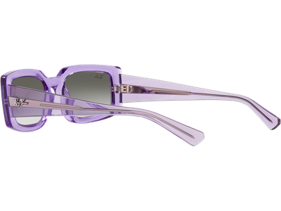 Ray-Ban Sonnenbrille Unisex Ray-Ban Kiliane RB4395 66858E, Violett transparent Grün, MEDIUM Ansicht 4