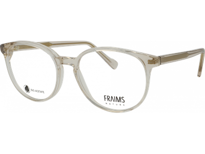 FRAIMS Brille Unisex FRAIMS NATURE 03-31120-04 Erika, transparent beige glänzend Ansicht 2