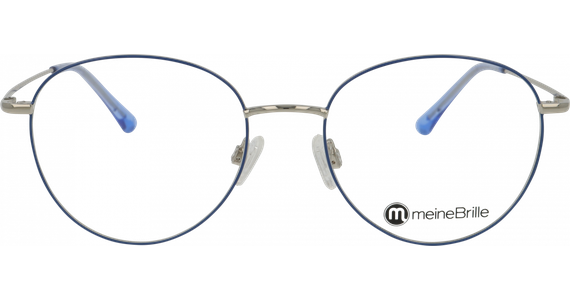 meineBrille 04-96090-05, Blau/Silber glänzend - Ansicht 5