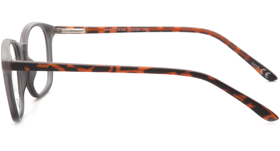 meineBrille 04-96070-02, Grau/Havanna Matt seite - Ansicht 5