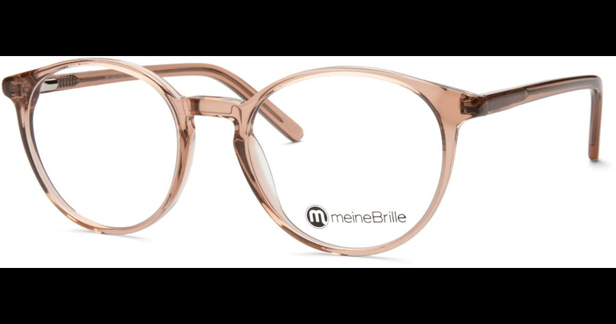 meineBrille 04-12070-02, Nude transparent glänzend Front