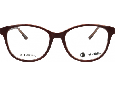 meineBrille Brille Damen meineBrille 04-30090-01, Brombeer/Transparent Ansicht 2