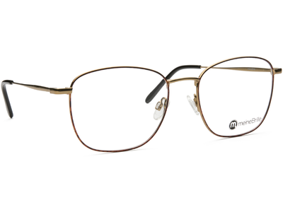 meineBrille 04-12060-02, Gold/ Havanna matt Schräg rechts